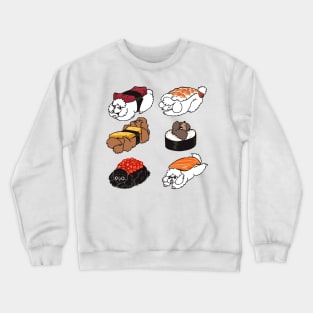 Sushi Poodle Crewneck Sweatshirt